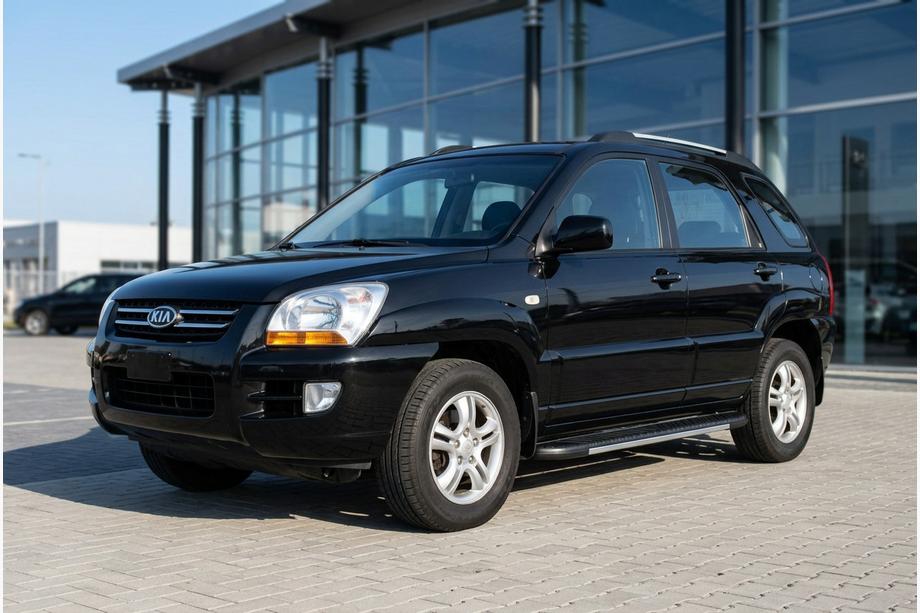 Kia Sportage 2004-2010 Progi boczne Bosphorus Grey (2 szt., aluminium) Zdjęcia 1