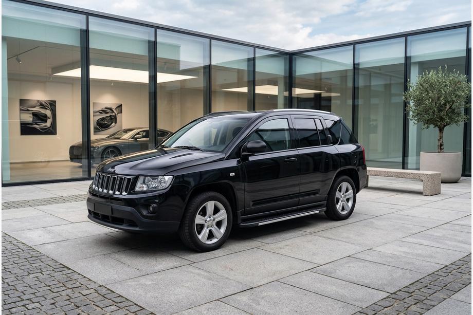 Jeep Compass 2006-2016 Progi boczne Bosphorus Grey (2 szt., aluminium) Image