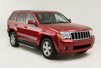 Jeep Grand Cherokee WK 2004-2010 Progi boczne Bosphorus Grey (2 szt., aluminium) zdjęcia 1