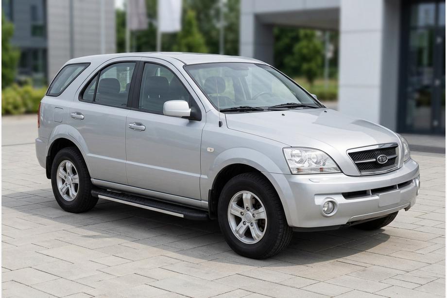 Kia Sorento I BL 2002-2009 Progi boczne Bosphorus Grey (2 szt., aluminium) Image