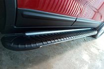 Kia Sorento II XM 2009-2014 Progi boczne Bosphorus Grey (2 szt., aluminium) 2013-2016 zdjęcia 2