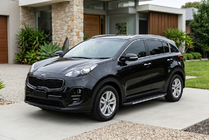 Kia Sportage 2015-2021 Progi boczne Bosphorus Grey (2 szt., aluminium) zdjęcia 1