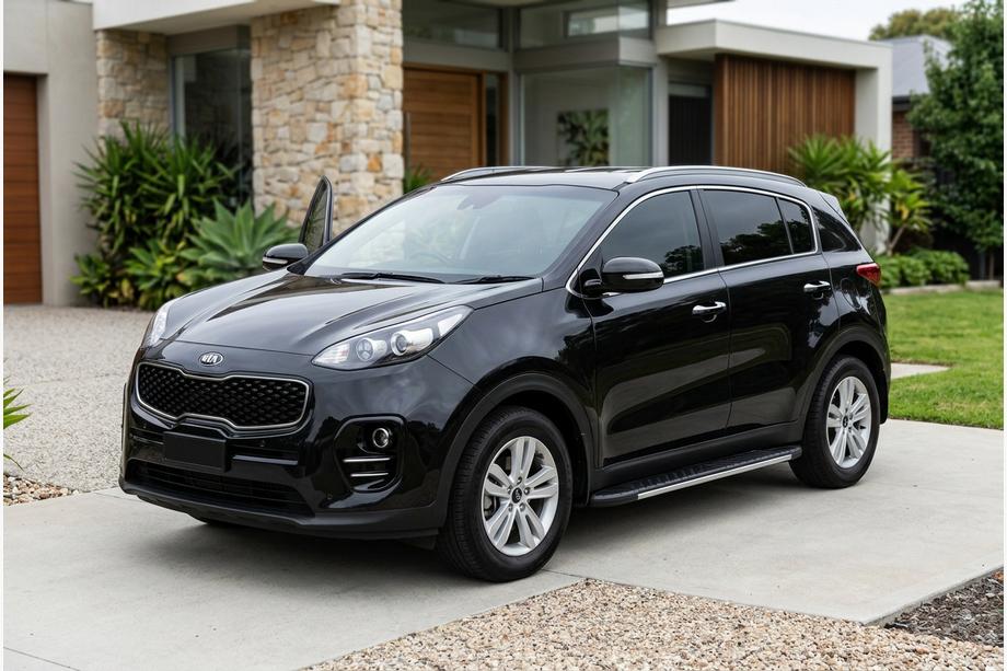 Kia Sportage 2015-2021 Progi boczne Bosphorus Grey (2 szt., aluminium) Image