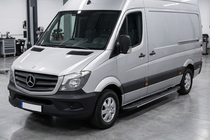 Mercedes Sprinter W906 2006–2018 Progi boczne Bosphorus Grey (2 szt., aluminium) zdjęcia 1