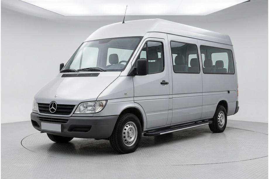 Mercedes Sprinter W901/902/903/904/905 1995–2006 Progi boczne Bosphorus Grey (2 szt., aluminium) Średni Rozstaw Osi Image