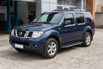 Nissan Pathfinder R51 2005-2014 Progi boczne Bosphorus Grey (2 szt., aluminium) zdjęcia 1