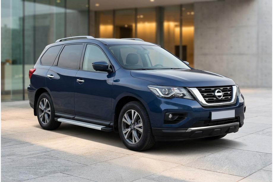 Nissan Pathfinder R52 2012-2021 Progi Boczne Maya V2 (2 szt., Aluminium) Image