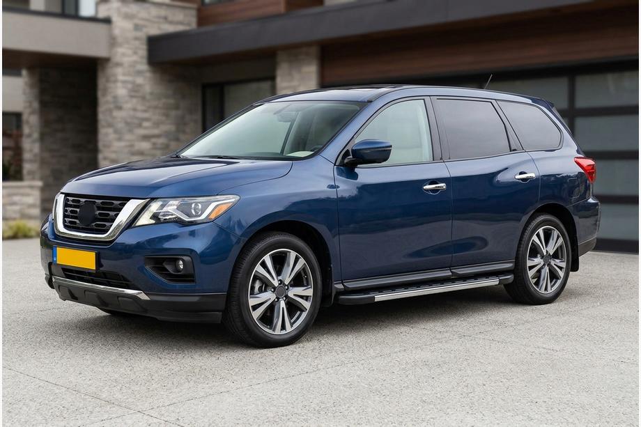 Nissan Pathfinder R52 2012-2021 Progi Boczné Duru (2 szt., Aluminium) Image