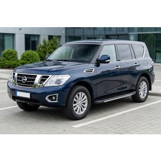 Progi boczne Bosphorus Grey (2 szt., aluminium) Nissan Patrol Y62 2010-2024 zdjęcia 1