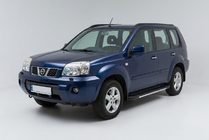 Nissan X-trail T30 2002-2007 Progi boczne Bosphorus Grey (2 szt., aluminium) zdjęcia 1