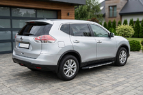 Nissan X-trail T32/Rogue 2014-2021 Progi boczne Bosphorus Grey (2 szt., aluminium) zdjęcia 1