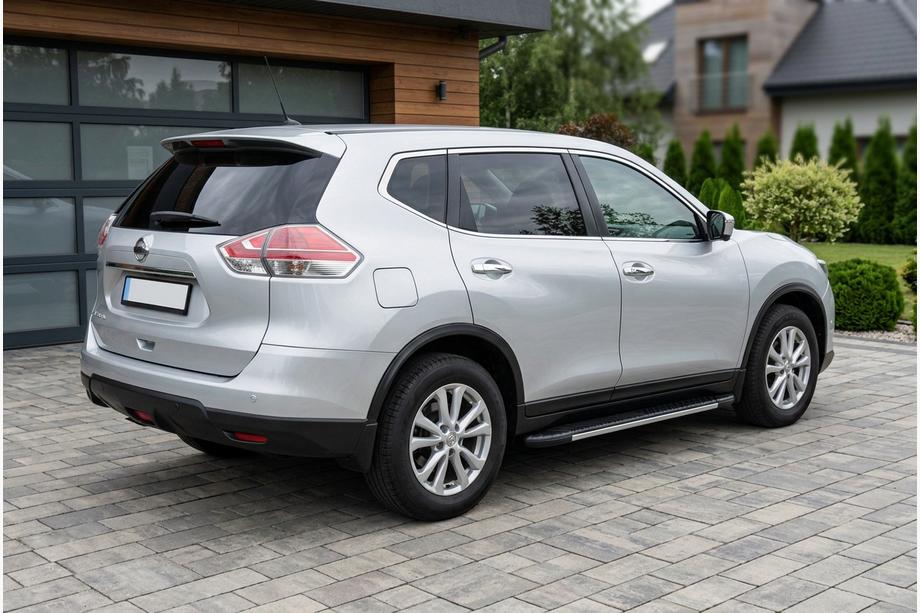 Nissan X-trail T32/Rogue 2014-2021 Progi boczne Bosphorus Grey (2 szt., aluminium) Image