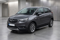 Opel Crossland X 2017-2024 Progi boczne Bosphorus Grey (2 szt., aluminium) zdjęcia 1