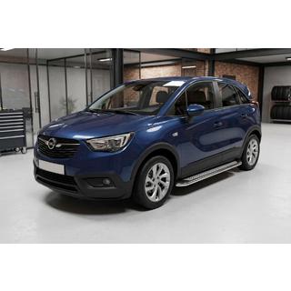 Progi Boczne Maydos V2 (2 szt., Aluminium i Stal Nierdzewna) Opel Crossland X 2017-2024 zdjęcia 1