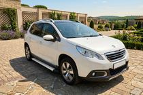 Peugeot 2008 2013-2019 Progi Boczne Maya V2 (2 szt., Aluminium) zdjęcia 1