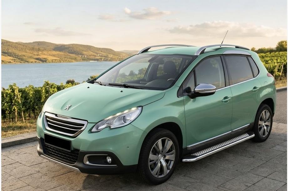 Peugeot 2008 2013-2019 Progi Boczne Maydos V2 (2 szt., Aluminium i Stal Nierdzewna) Image