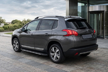 Peugeot 3008 2008-2016 Progi boczne Bosphorus Grey (2 szt., aluminium) zdjęcia 1