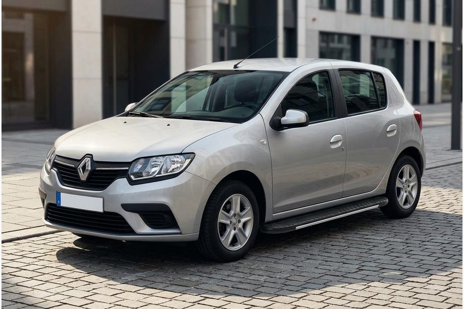 Renault Sandero 2013-2022 Progi boczne Bosphorus Grey (2 szt., aluminium) Image