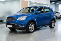 SsangYong Korando 2010-2019 Progi Boczné Maya Blue (2 szt., Aluminium) zdjęcia 1