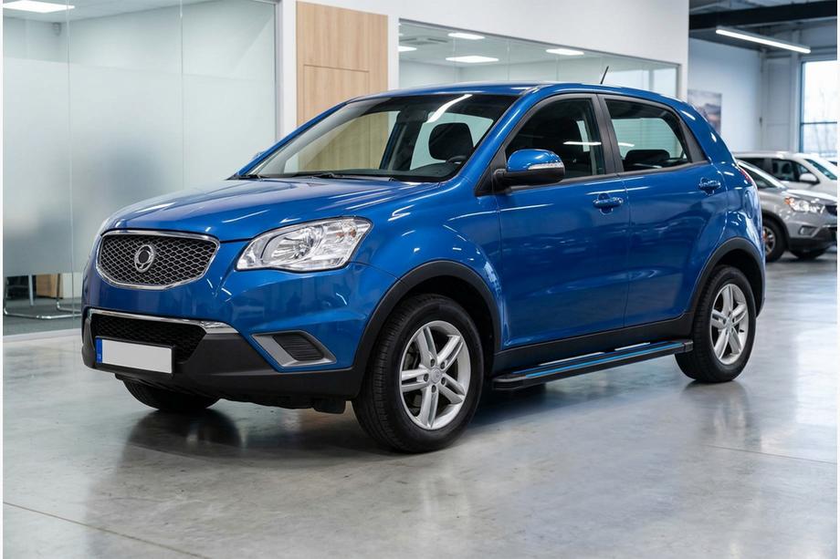 SsangYong Korando 2010-2019 Progi Boczné Maya Blue (2 szt., Aluminium) Image