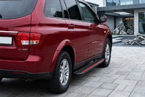 SsangYong Kyron 2005-2014 Progi Boczné Maya Red (2 szt., Aluminium) zdjęcia 1