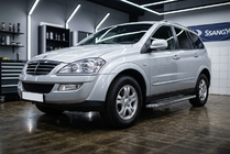 SsangYong Kyron 2005-2014 Progi Boczne Maydos V2 (2 szt., Aluminium i Stal Nierdzewna) zdjęcia 1