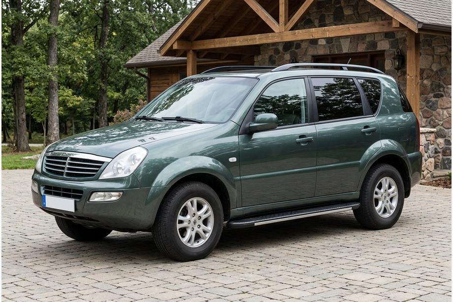 SsangYong Rexton I 2001-2017 Progi boczne Bosphorus Grey (2 szt., aluminium) 2005-2012 Image