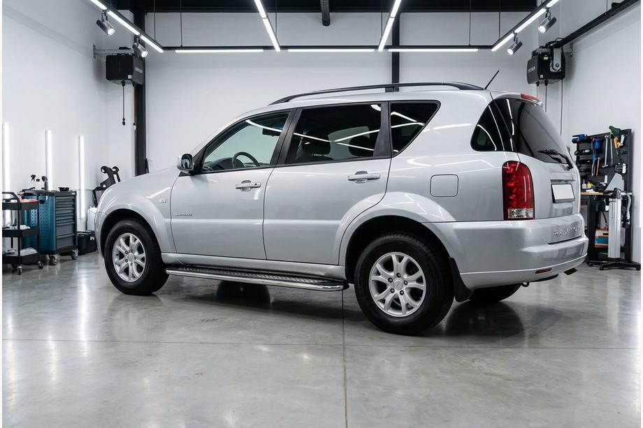 SsangYong Rexton I 2001-2017 Progi Boczne Maydos V2 (2 szt., Aluminium i Stal Nierdzewna) 2012-2017 Image
