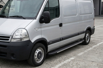 Renault Master 1998-2010 Progi boczne Bosphorus Grey (2 szt., aluminium) zdjęcia 1