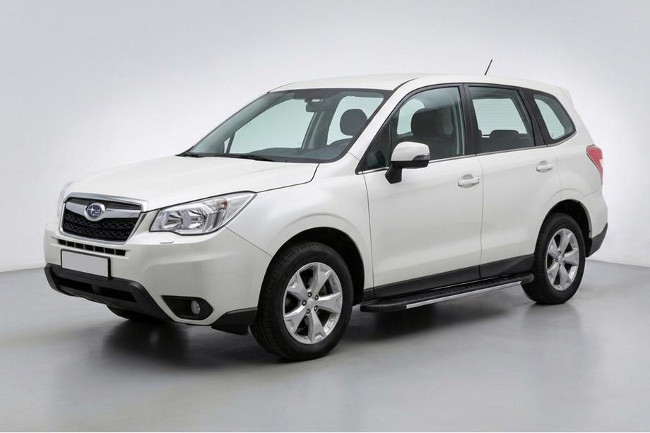 Subaru Forester 2013-2018 Progi boczne Bosphorus Grey (2 szt., aluminium) Image