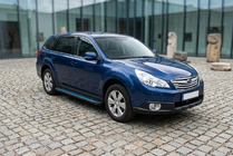 Subaru Outback 2009-2014 Progi Boczné Maya Blue (2 szt., Aluminium) zdjęcia 1