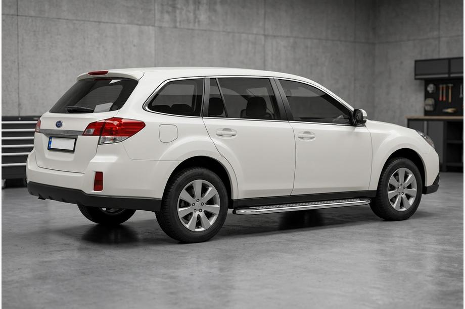 Subaru Outback 2009-2014 Progi Boczne Maydos V2 (2 szt., Aluminium i Stal Nierdzewna) Image