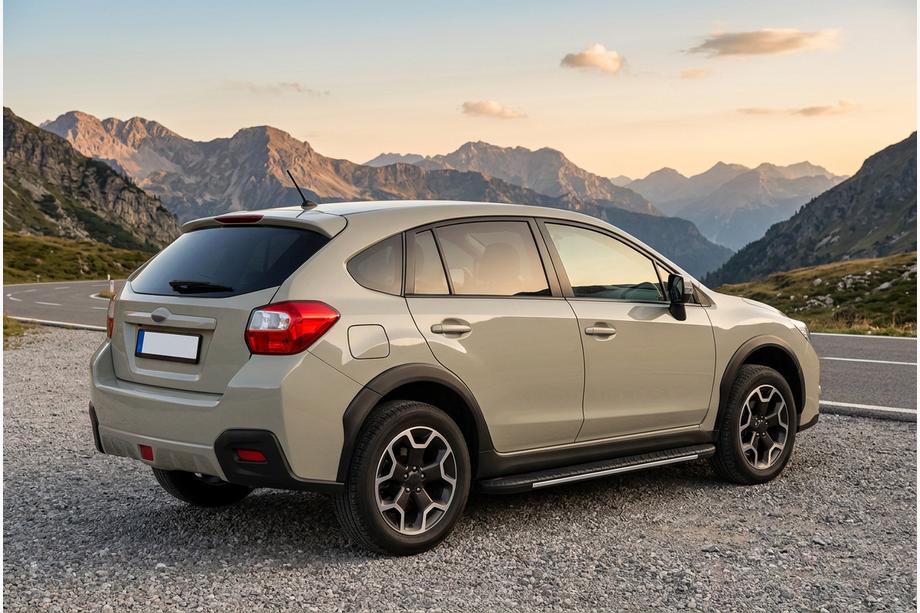 Subaru XV 2011-2017 Progi boczne Bosphorus Grey (2 szt., aluminium) Image