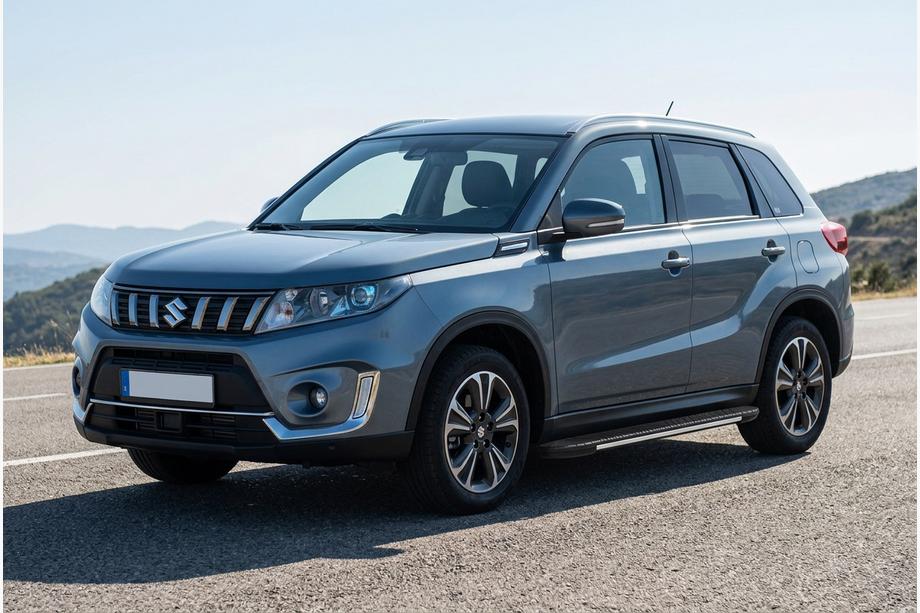 Suzuki Vitara 2015- Progi boczne Bosphorus Grey (2 szt., aluminium) Image