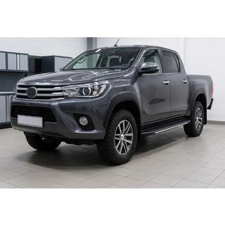 Progi boczne Bosphorus Grey (2 szt., aluminium) Toyota Hilux 2015- zdjęcia 1