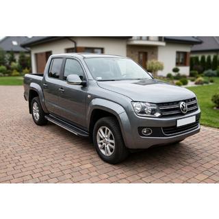 Progi boczne Bosphorus Grey (2 szt., aluminium) Volkswagen Amarok 2010-2022 zdjęcia 1