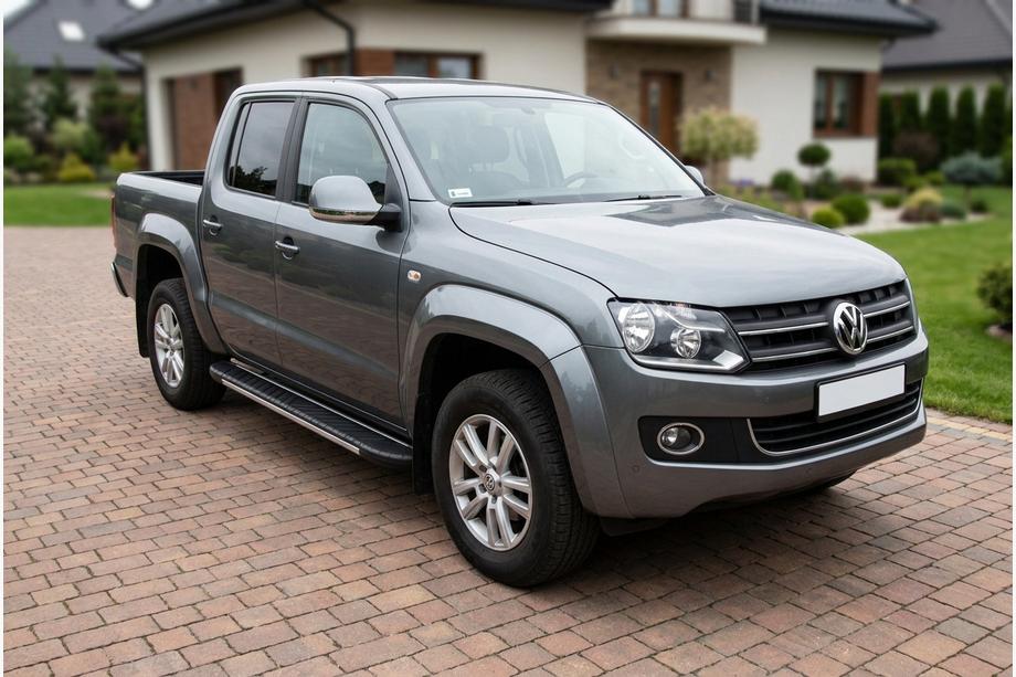 Volkswagen Amarok 2010-2022 Progi boczne Bosphorus Grey (2 szt., aluminium) Image