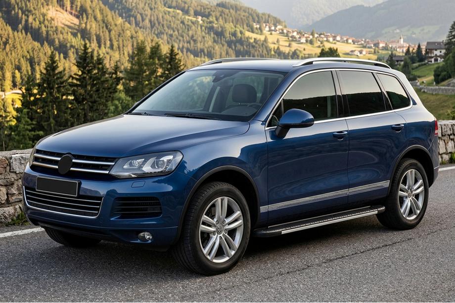 Volkswagen Touareg 2010-2018 Progi boczne Bosphorus Grey (2 szt., aluminium) Image