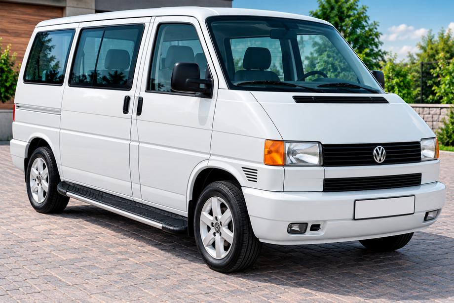 Volkswagen T4 Caravelle/Multivan 1990–2003 Progi boczne Bosphorus Grey (2 szt., aluminium) Krótki Rozstaw Osi Image