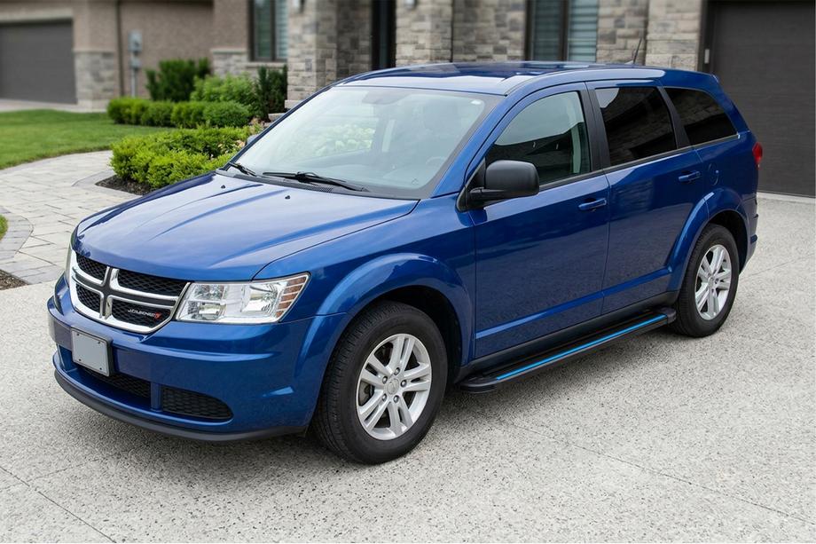 Dodge Journey 2008-2020 Progi Boczné Maya Blue (2 szt., Aluminium) Image