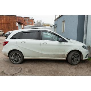 Deflektory Okien (4 szt, HIC) Mercedes B-class W246 2011-2018 zdjęcia 3