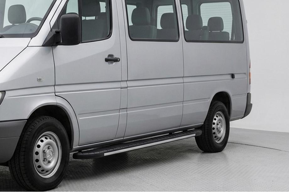 Volkswagen LT 1995-2006 Progi boczne Bosphorus Grey (2 szt., aluminium) Image