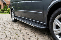Mercedes Vito/V-class W447 2014- Progi boczne Bosphorus Grey (2 szt., aluminium) Krótka i Średnia zdjęcia 1