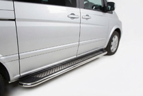 Mercedes Vito/V-class W447 2014- Progi Boczné Maydos V2 (2 szt., Aluminium) zdjęcia 1
