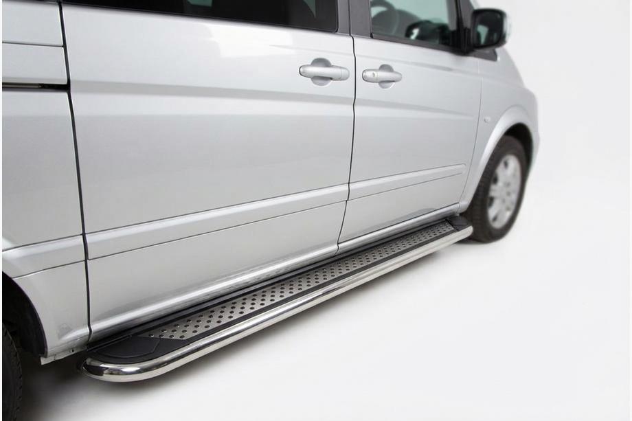 Mercedes Vito/V-class W447 2014- Progi Boczné Maydos V2 (2 szt., Aluminium) Image