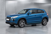 Peugeot 4008 2012-2017 Progi Boczné Maya Blue (2 szt., Aluminium) zdjęcia 1