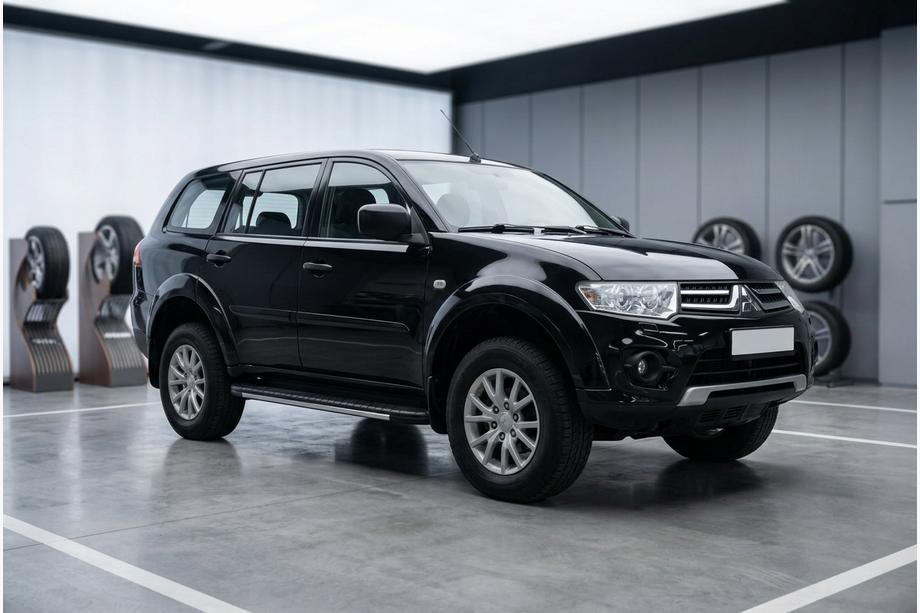 Mitsubishi Pajero Sport 2008-2015 Progi boczne Bosphorus Grey (2 szt., aluminium) Image