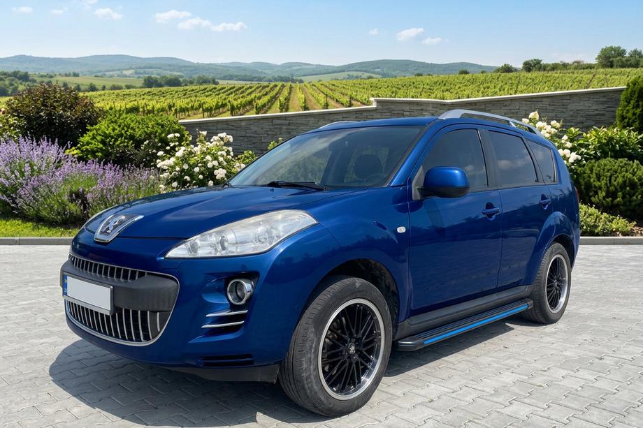 Peugeot 4007 2007-2013 Progi Boczné Maya Blue (2 szt., Aluminium) Zdjęcia 1