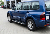 Mitsubishi Pajero Wagon III 1999-2006 Progi Boczné Maya V1 (2 szt., Aluminium) zdjęcia 1