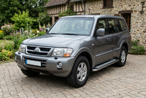 Mitsubishi Pajero Wagon III 1999-2006 Progi Boczne Maydos V2 (2 szt., Aluminium i Stal Nierdzewna) zdjęcia 1